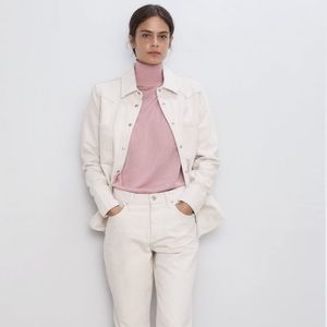 Dusty pink mock sweater